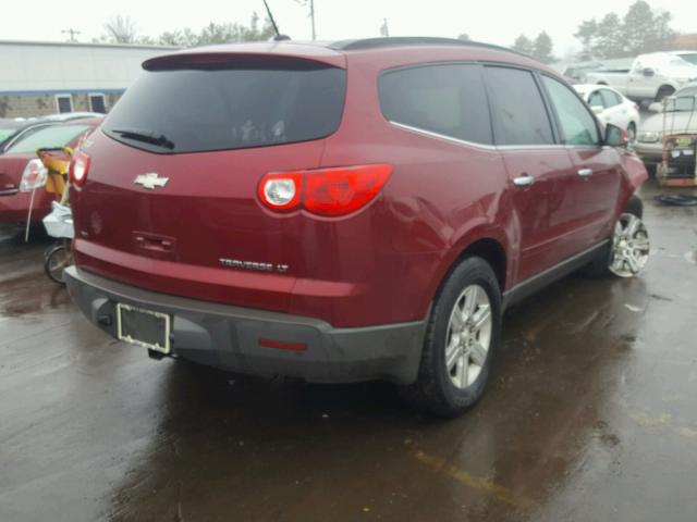 1GNLVGED2AJ199672 - 2010 CHEVROLET TRAVERSE L RED photo 4