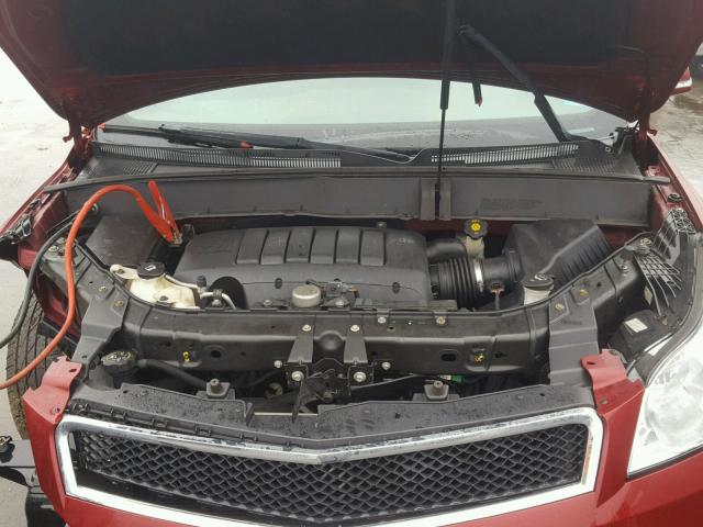 1GNLVGED2AJ199672 - 2010 CHEVROLET TRAVERSE L RED photo 7