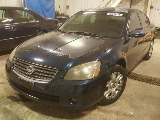 1N4AL11D46C187145 - 2006 NISSAN ALTIMA S BLUE photo 2