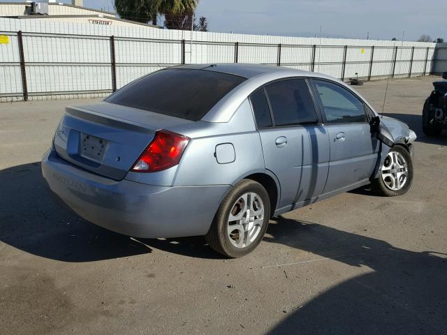 1G8AK54F03Z181833 - 2003 SATURN ION LEVEL BLUE photo 4