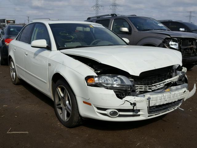 WAUDH78E76A188650 - 2006 AUDI A4 3.2 QUA WHITE photo 1