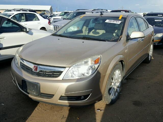 1G8ZV57788F169288 - 2008 SATURN AURA XR GOLD photo 2