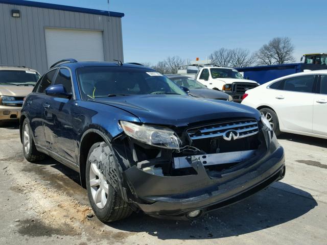 JNRAS08U65X104951 - 2005 INFINITI FX35 BLUE photo 1