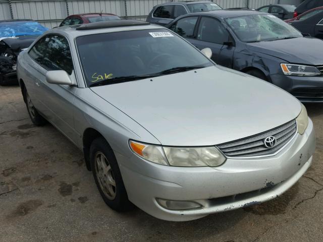 2T1CE22P23C019664 - 2003 TOYOTA CAMRY SOLA GRAY photo 1