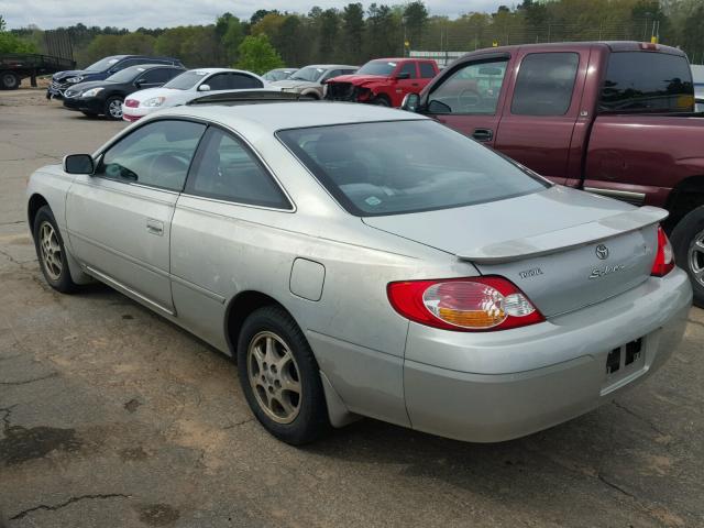 2T1CE22P23C019664 - 2003 TOYOTA CAMRY SOLA GRAY photo 3