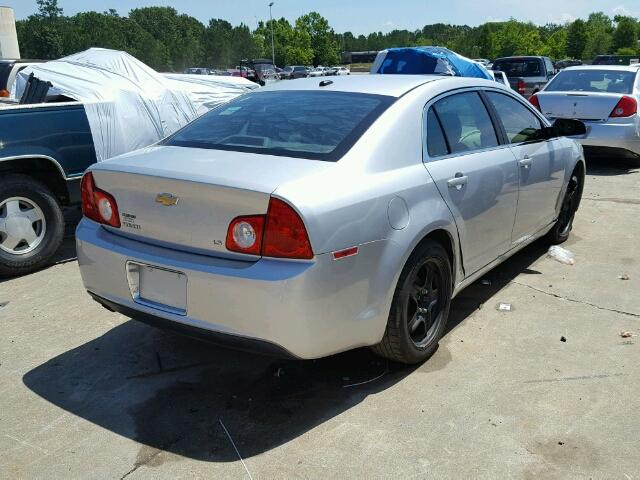 1G1ZG57B09F188965 - 2009 CHEVROLET MALIBU LS SILVER photo 4