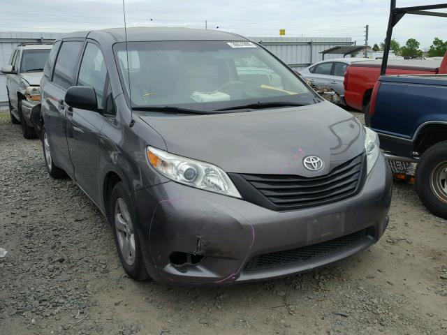 5TDZK3DC8DS375399 - 2013 TOYOTA SIENNA BAS GRAY photo 1