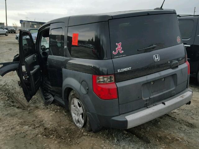 5J6YH286X5L007506 - 2005 HONDA ELEMENT EX BLACK photo 3