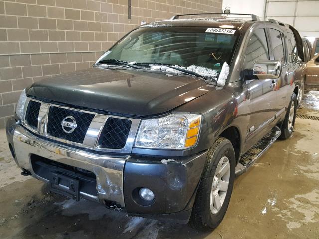 5N1AA08B26N727672 - 2006 NISSAN ARMADA SE CHARCOAL photo 2