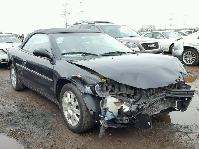 1C3EL75R44N368949 - 2004 CHRYSLER SEBRING GT BLACK photo 1