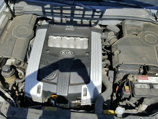 KNALD124145035272 - 2004 KIA AMANTI SILVER photo 7