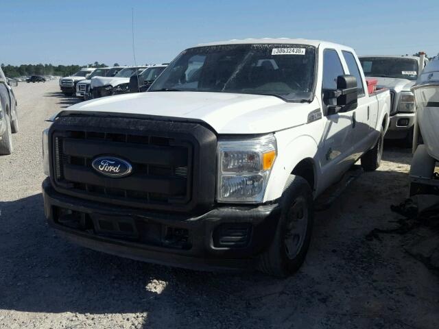 1FT8W3ATXCEA60516 - 2012 FORD F350 SUPER WHITE photo 2