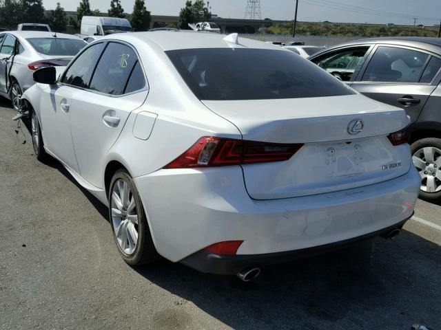 JTHBA1D25G5028329 - 2016 LEXUS IS 200T WHITE photo 3