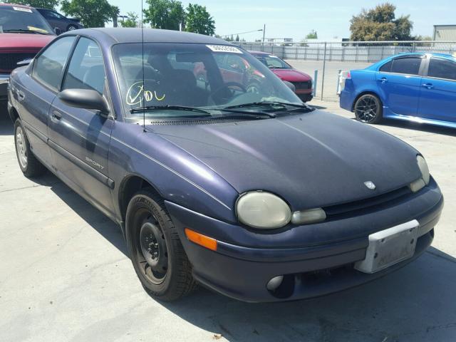 1B3ES47Y4WD617715 - 1998 DODGE NEON HIGHL PURPLE photo 1