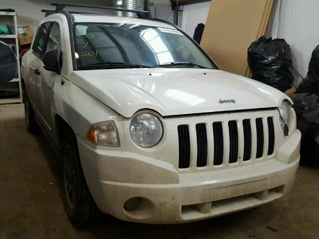 1J4FF47B39D221146 - 2009 JEEP COMPASS SP WHITE photo 1