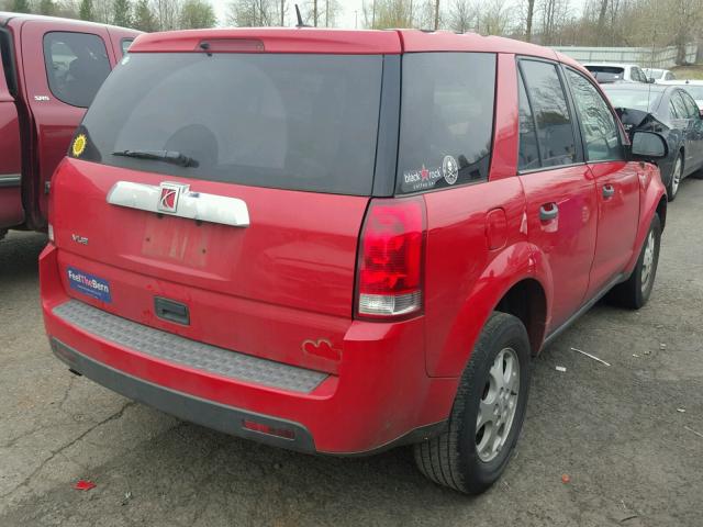 5GZCZ23D27S845703 - 2007 SATURN VUE RED photo 4