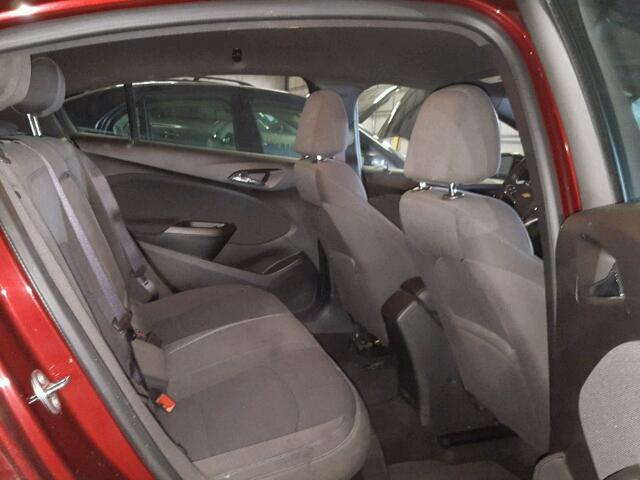 1G1BE5SM3G7302710 - 2016 CHEVROLET CRUZE LT RED photo 6