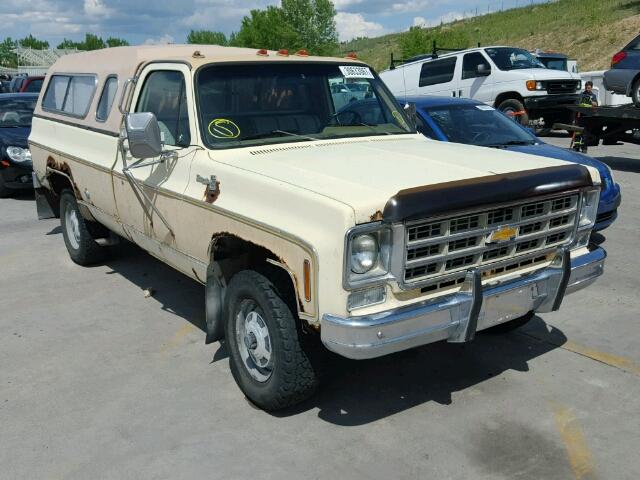 CKR247F370809 - 1977 CHEVROLET K20 BEIGE photo 1