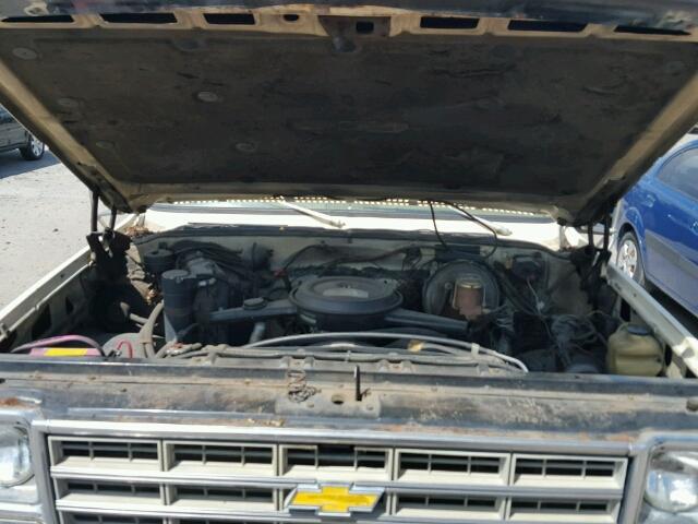 CKR247F370809 - 1977 CHEVROLET K20 BEIGE photo 7