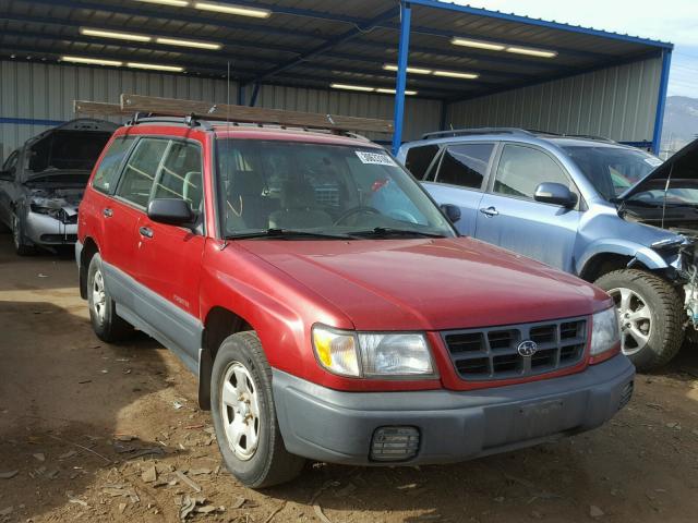 JF1SF6358XH703235 - 1999 SUBARU FORESTER L RED photo 1