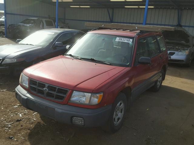 JF1SF6358XH703235 - 1999 SUBARU FORESTER L RED photo 2
