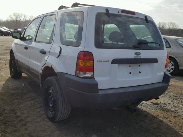 1FMYU02104KB36955 - 2004 FORD ESCAPE XLS WHITE photo 3