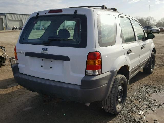 1FMYU02104KB36955 - 2004 FORD ESCAPE XLS WHITE photo 4