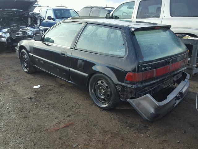 2HGED7363LH509343 - 1990 HONDA CIVIC SI BLACK photo 3