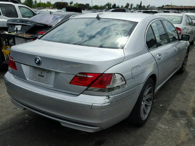 WBAHL83586DT00514 - 2006 BMW 750 I SILVER photo 4