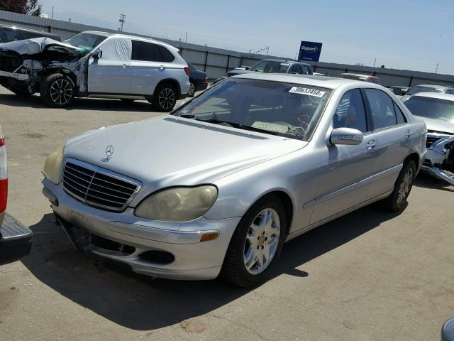 WDBNG70J83A350279 - 2003 MERCEDES-BENZ S 430 SILVER photo 2