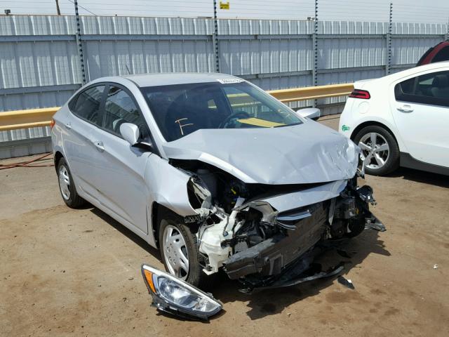 KMHCT4AE4GU030803 - 2016 HYUNDAI ACCENT SE SILVER photo 1