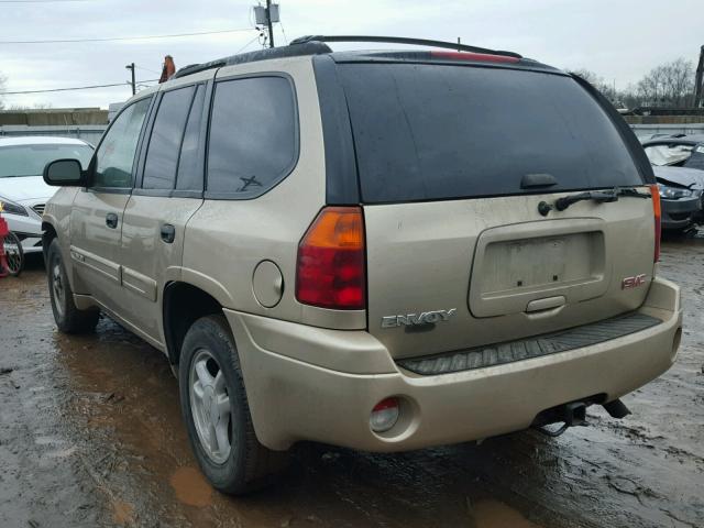 1GKDT13S242423639 - 2004 GMC ENVOY BEIGE photo 3