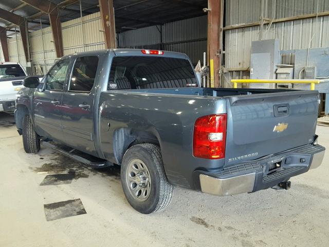 3GCEC13C39G201960 - 2009 CHEVROLET SILVERADO BLUE photo 3