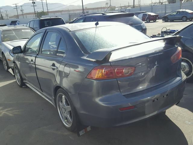 JA3AU86UX8U039859 - 2008 MITSUBISHI LANCER GTS GRAY photo 3