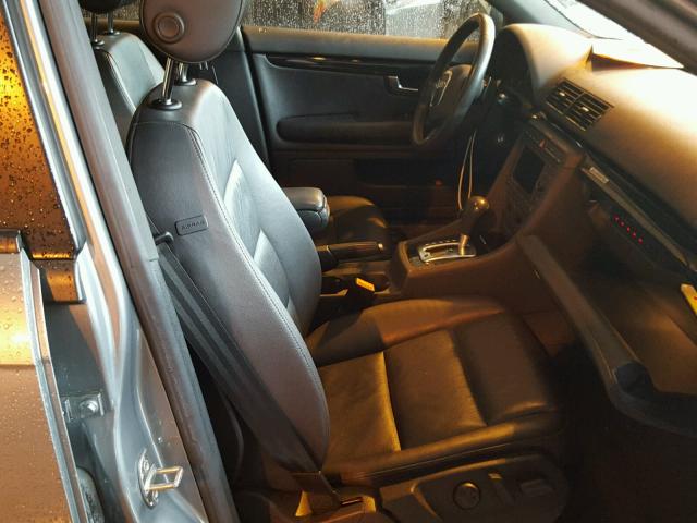 WAUEH78E47A126807 - 2007 AUDI A4 S-LINE SILVER photo 5