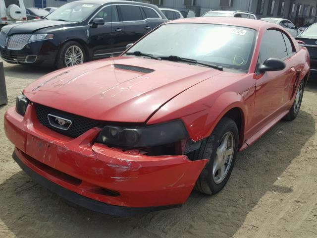 1FAFP40451F212154 - 2001 FORD MUSTANG RED photo 2