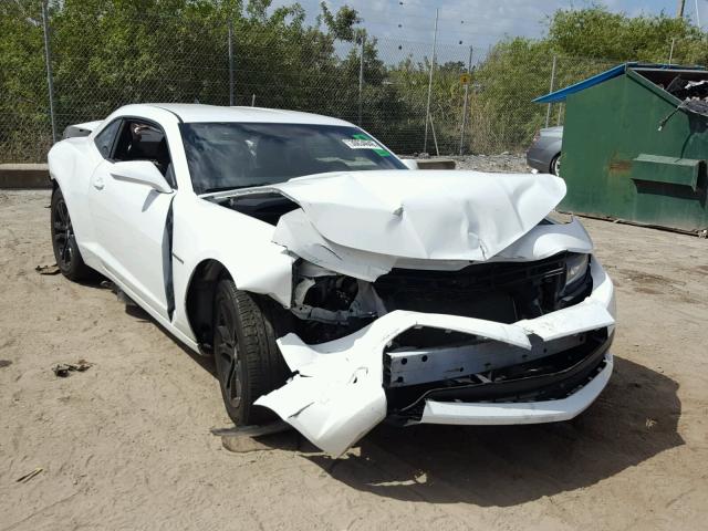 2G1FA1E33E9246630 - 2014 CHEVROLET CAMARO LS WHITE photo 1