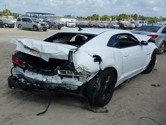 2G1FA1E33E9246630 - 2014 CHEVROLET CAMARO LS WHITE photo 4