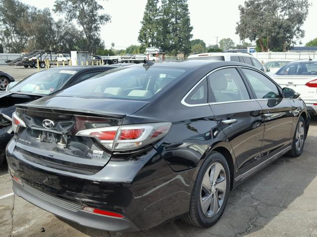 KMHE14L2XGA024779 - 2016 HYUNDAI SONATA PLU BLACK photo 4