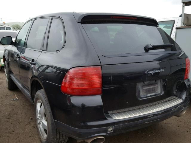 WP1AA29P95LA21334 - 2005 PORSCHE CAYENNE BLACK photo 3