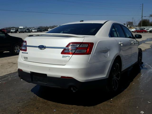 1FAHP2KT8DG166013 - 2013 FORD TAURUS SHO WHITE photo 4