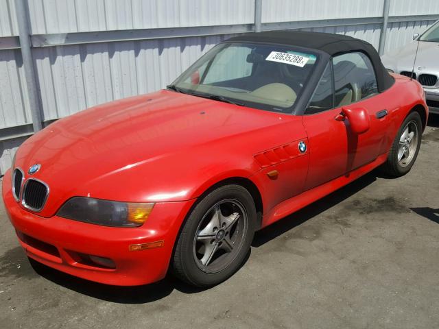 4USCH7320TLB76512 - 1996 BMW Z3 1.9 RED photo 2