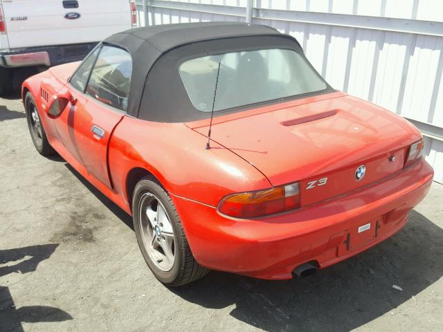 4USCH7320TLB76512 - 1996 BMW Z3 1.9 RED photo 3