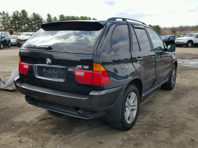 5UXFA53592LP49679 - 2002 BMW X5 3.0I BLACK photo 4