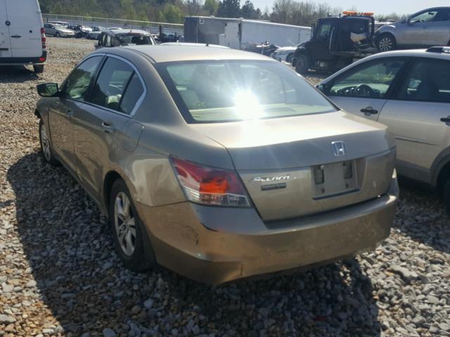 JHMCP26478C034959 - 2008 HONDA ACCORD LXP BEIGE photo 3