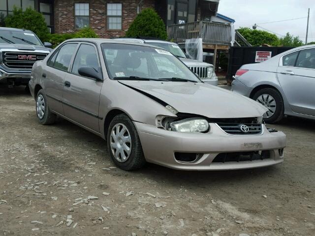 2T1BR12E52C534326 - 2002 TOYOTA COROLLA CE BEIGE photo 1