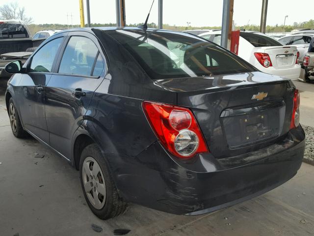 1G1JA5SH9E4209635 - 2014 CHEVROLET SONIC LS GRAY photo 3