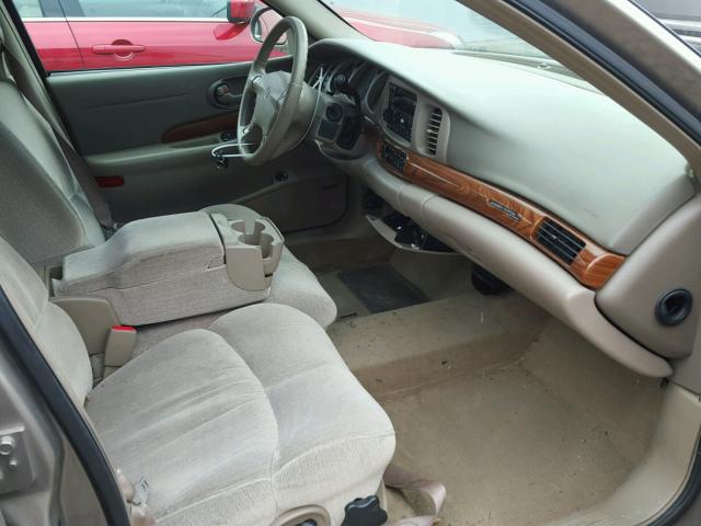 1G4HP54K91U178406 - 2001 BUICK LESABRE CU BEIGE photo 5