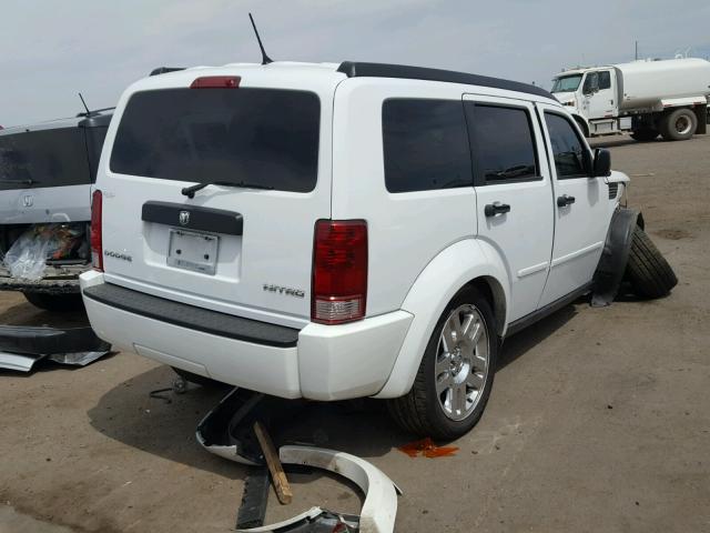 1D4PT4GK3BW605332 - 2011 DODGE NITRO HEAT WHITE photo 4