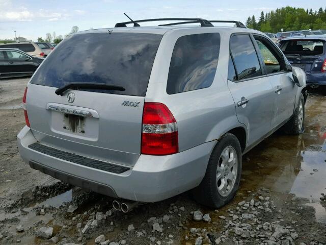 2HNYD186X1H003405 - 2001 ACURA MDX TOURIN SILVER photo 4